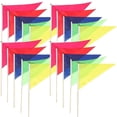 thumbnail image 1 of 20 Pcs Bannière Drapeaux Rouges Drapeaux de Marquage Drapeaux de Sondage Drapeaux de Limite Drapeaux de Marqueur Localisent les Drapeaux, 1 of 3