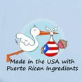 thumbnail image 2 of CafePress - Stork Baby Puerto Rico USA Infant Bodysuit - Baby Light Bodysuit, Size Newborn - 24 Months, 2 of 4