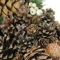 thumbnail image 3 of Northlight 15" Unlit Copper Foliage, Pine Cone and Berry Artificial Christmas Wreath, 3 of 3