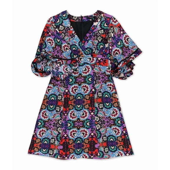 Nanette Lepore Womens Surplice A-Line Dress