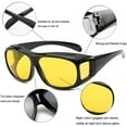 thumbnail image 5 of Lunettes de Vision Nocturne UV400 s'Adaptent sur Lunettes de Prescription Protection Conduite, 5 of 5