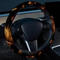 thumbnail image 2 of Halloween Broom 14.5 Inch Printing PVC Leather Steering Wheel Covers Car Wheel Covers Auto Accessories, 2 of 6