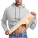 thumbnail image 2 of Sudadera con capucha, suéter de cuello alto, elástico, de color sólido, para hombre, suéter de cuello alto, abrigo de poliéster., 2 of 7