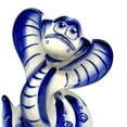 thumbnail image 4 of STPgoods Kai Cobra Handmade Porcelain Figurine 4.7" Symbol of 2025 Gzhel Figurine Hand-Painted Porcelain Sculpture Home Decor Tabletop Porcelain Snake, Blue and White, 4 of 4