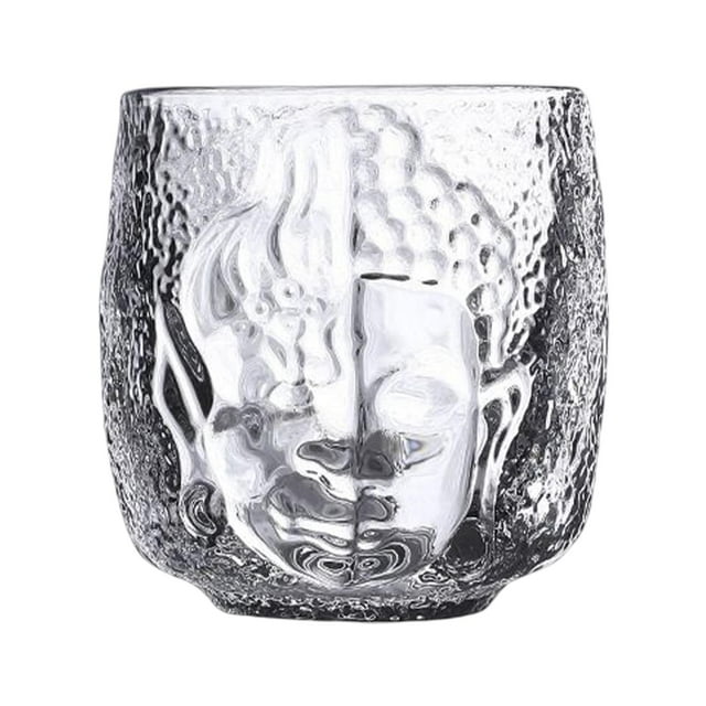 Taza de té con diseño de Buda y Diablo, taza de té zen, taza de café para jugo, agua y leche Transparente