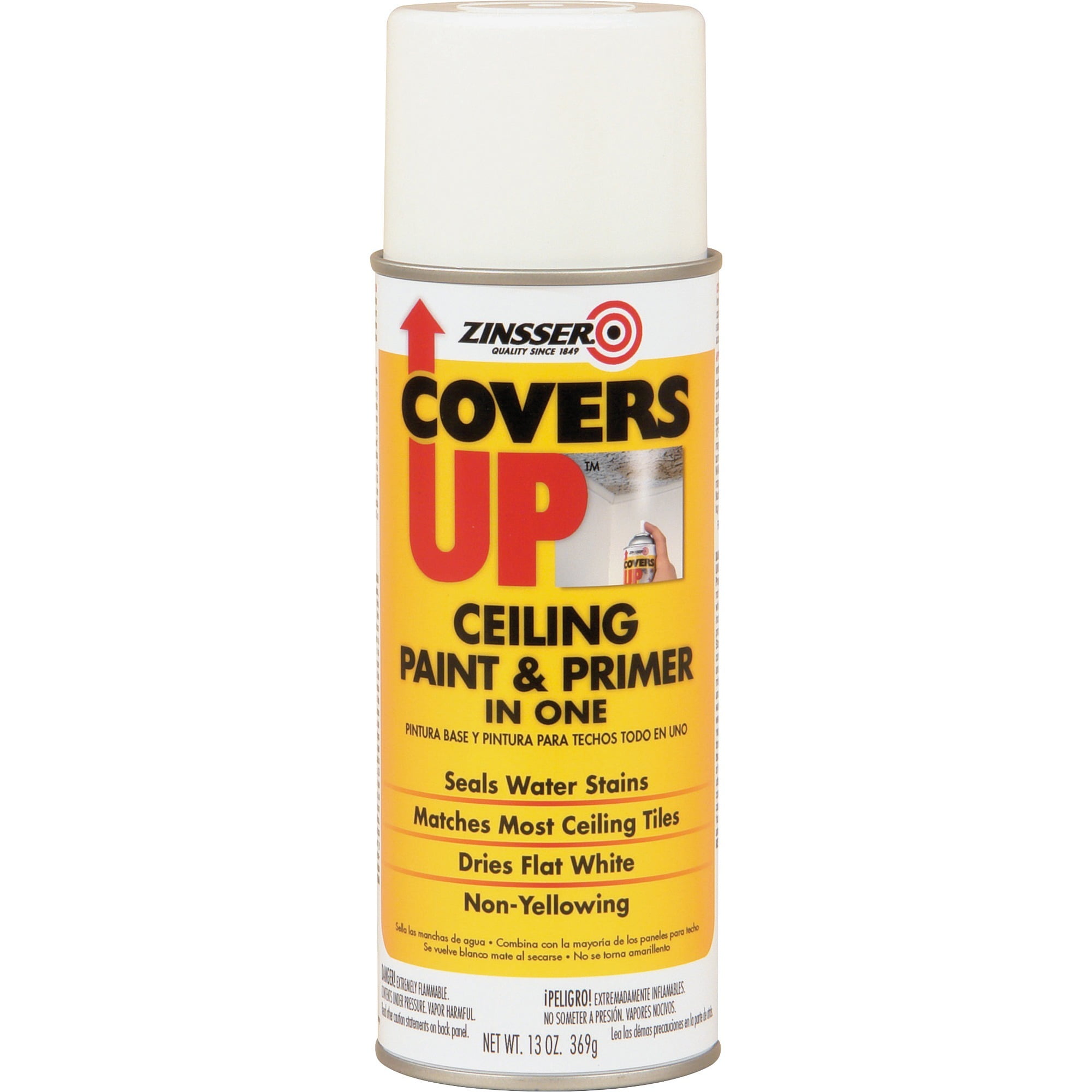 RustOleum Ceiling Covers Up Paint/Primer Vertical Spray 13 oz. WE 3688