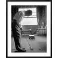 thumbnail image 2 of Art.com Golfer Ben Hogan Practicing Putting in His town house with Wife Valerie Watching from Armchair Premium Photographic Print by Loomis Dean, Black Frame Wall Art, 23" x 29", 2 of 5