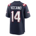 thumbnail image 3 of Men's Nike Tristan Vizcaino Navy New England Patriots Home Game Player Jersey, 3 of 4