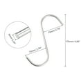 thumbnail image 2 of Uxcell 6.89" Meat Hooks, 0.24" Thick Stainless Steel S-Hook, Meat Processing Hanging 2Pack, 2 of 5