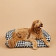 thumbnail image 3 of Harry Barker Black Buffalo Check Lounger Bed, Medium, 3 of 6
