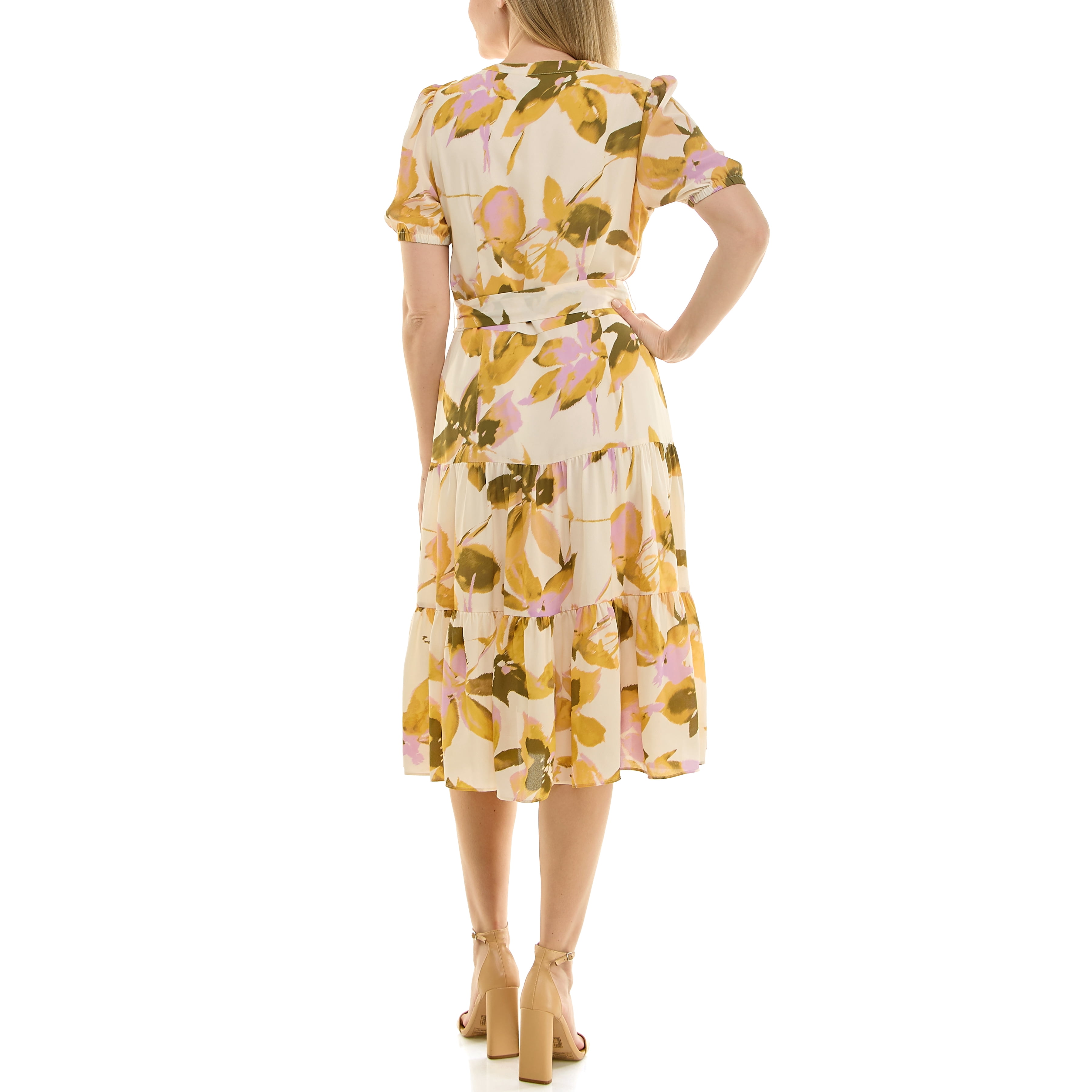 Nanette Nanette Lepore Womens Tie Waist Shirtdress