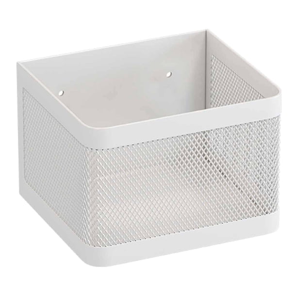 Estante para lavadora, cesta de almacenamiento, organizador de estantes para refrigerador de lavandería, lavadora Blanco S
