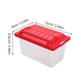thumbnail image 2 of TEHAUX Handheld Plastic Aquarium Box for Portable Turtle Habitat and Fish Transport, 2 of 8