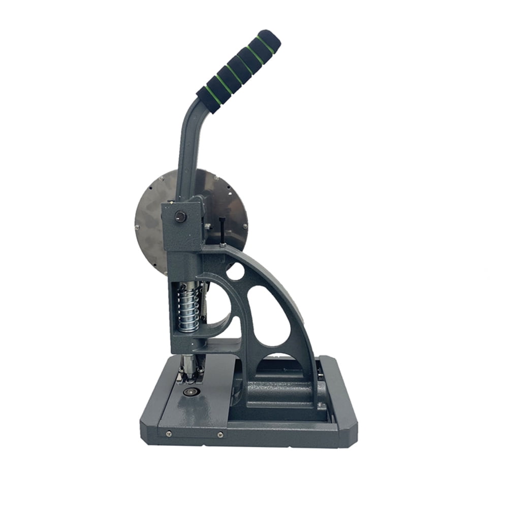 Techtongda Button Maker Machine Hand Press Eyelet Grommet Machine Eyelet Press Machine Hole Punch Tool Kit 10mm