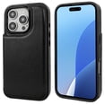 thumbnail image 3 of Funda tipo cartera Onetop compatible con iPhone 16 Pro de 6,3 pulgadas, color negro, 3 of 7