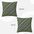 thumbnail image 3 of ZICANCN Green Modern Simple Texture Throw Pillow Covers, Bed Couch Sofa Knit Decorative Pillow Covers for Living Room Farmhouse, 18"x18", 3 of 8