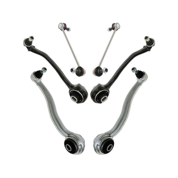 Front Control Arm Ball Joint Sway Bar Link Kit 6 Piece - Compatible with 2005 - 2011 Mercedes-Benz SLK350 2006 2007 2008 2009 2010