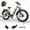 Gold, variant on Electric Fat Tire Bike for Adults,6000W Peak Dual-Motor, 26"x4.0 Off-Road Mountain Electric Bicycle, 52V/23Ah Battery, Max 45MPH, 7-Speed, for All Terrain