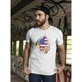 thumbnail image 2 of Eagle Claws American Flag Tee Men's -Image by Shutterstock, 2 of 4