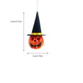 thumbnail image 2 of putnchl Horror Pumpkins Pendant Witch Hat Halloween Ghosts Festival Ghosts House Decoration Pendant, 2 of 3