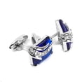 thumbnail image 3 of Gemelos de Cristal Salvador Azul Rectangular Para Hombres gemelos, 3 of 7