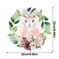 thumbnail image 3 of Decoraciones de Pascua, adornos de Pascua, regalos de Pascua, 5 piezas de linda corona de Pascua, conejos, huevos, ropa, impresión para niños y mochilas escolares, camisetas, pegatinas de transferenci, 3 of 8