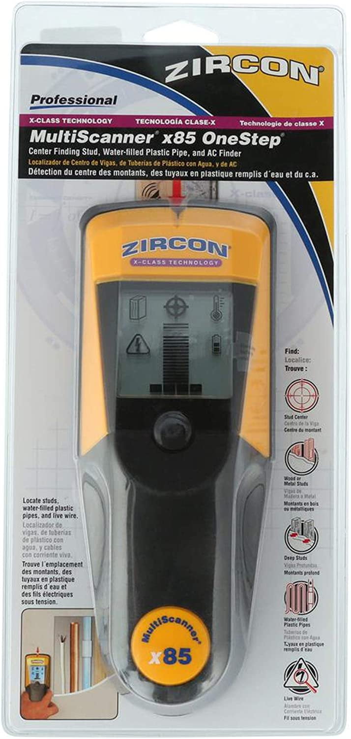 Zircon MultiScanner X85 Thermal Scanner with AC Trace Center Finding Stud Finder