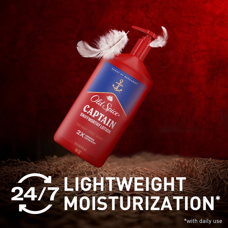 Old Spice Captain Body Lotion for Men, 24/7 Moisturization photo 2