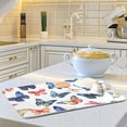 thumbnail image 6 of Butterflies Dish Drying Mats Kitchen Mat Microfiber Counter Absorbent Dish Pad Drainer Rack 16"x18", 6 of 7