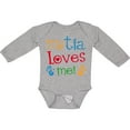 thumbnail image 3 of Inktastic My Tia Loves Me Boys or Girls Long Sleeve Baby Bodysuit, 3 of 5