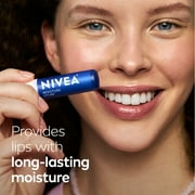 NIVEA Moisture Lip Care, Hydrating Lip Balm, with Shea Butter, Vitamin C & E, 0.17 oz