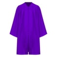 thumbnail image 3 of LiiYii Robe de Collation des Grades pour Enfants avec Pompon Uniforme Scolaire Violet 21, 3 of 7