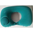 thumbnail image 1 of Almohada inflable en forma de U para el cuello, artefacto de viaje, plegable, portátil, flocado, soplado, 1 of 6
