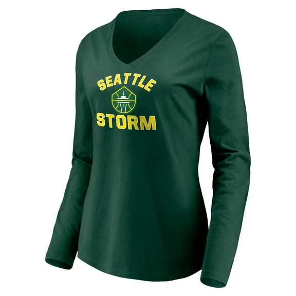 Women's Green Seattle Storm Overtime Long Sleeve T-Shirt