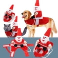 thumbnail image 1 of Disfraces Navideños Divertidos para Perros y Gatos Pequeños y Medianos. Disfraces de Transformación para Perros y Gatos. Disfraces Navideños de Equitación. Ropa y Accesorios para Perros y Gatos., 1 of 7