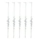 thumbnail image 2 of Costeam Christmas Clear Glass Icicle Christmas Tree Ornaments Twisted Clear Icicle Drop Ornaments Xmas Icicles Pendant Hanging Decorations for Christmas Wedding Holiday, 2 of 9