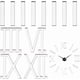 thumbnail image 1 of 12 números romanos acrílicos para crear un reloj de pared (30 mm/1,18 pulgadas de largo), dígitos y rayas plateados efecto espejo, piezas para relojes de pared, decoración del hogar., 1 of 9