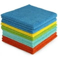 thumbnail image 6 of Nmkwnr 5 Pcs Reusable Cleaning Rag Microfiber Cleaning Cloth Cleaning Towels for House, Car, Windows, 15" x 15", 6 of 7