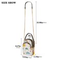 thumbnail image 2 of FORMRS Crossbody Bag for Women Quilted Travel Shoulder Cell Phone Purse with Chain Strap Handbag, Rainbows Pattern, 2 of 7