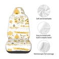 thumbnail image 3 of Lsque Farm Bee Cute Honey Pattern Car Seat Covers for Front Seats , Waterproof Seat Covers for Cars, Sporty Front Seat Covers,Car Seat Cover Protector Front Seats, 3 of 5