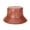Brown, variant on PU Leather Bucket Hat Sun Visors for Men Women Hip Hop Style Beach Hat for Daily Hats
