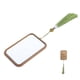 thumbnail image 4 of Travel Compact Mirror For Teens In Light Brown Featuring An Artistic Engraving Pattern For Makeup Check And Beauty Reflection 1Pack, 4 of 4