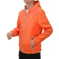 thumbnail image 2 of Baberdicy Gentleman Jacket Summer and Autumn Men and Women's Lightweight Windproof and Sunscreen Clothing with Fluorescent Zippers Plus Size Tops Orange, 2 of 3