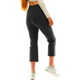 thumbnail image 3 of Vivian's Fashions Yoga Pants - Capri, Junior Size (Black, 2X), 3 of 3