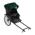 thumbnail image 1 of Modèle de Rickshaw Rétro, Simulation Travail Exquis Alliage Détails Délicats Modèle de Rickshaw pour Magasin pour Maison Rouge, Noir, 1 of 8