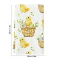 thumbnail image 3 of Easter Decorations Kitchen Towels, 15.75x23.62 inch Dish Towels with Bunny Eggs, Spring Hand Drying Tea Towel for Bathroom Kitchen Decor, Housewarming Gift Party Supplies, 3 of 6