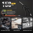 thumbnail image 5 of High Volume Air Blow Gun with Rubber Guard Air Flow Nozzle, Industrial Household Air Blower Gun Angle Bent Jet Nozzle, Air Gun for Compressor Pneumatic Tool for Dust Cleaning Car Detailing, 5 of 6