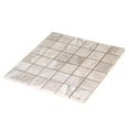 thumbnail image 4 of Splendor 11.81 in. x 11.81 in. Matte Beige Porcelain Mosaic Wall and Floor Tile (5.81 sq. ft./case) (6-pack), 4 of 5