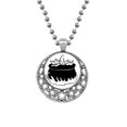 thumbnail image 1 of Collier Pendentif Rétro Lune Étoiles Joyeux Halloween, 1 of 3