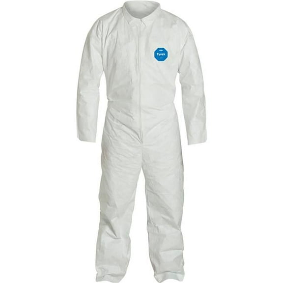 Dupont Coveralls,4XL,Ylw,Tychem 2000,PK12 QC127BYL4X001200